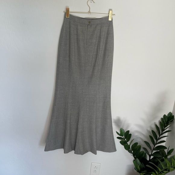 Escada Dresses & Skirts - ESCADA Marghareta Ley Vintage Virgin Wool Mermaid Maxi High Waist Skirt Sz XS